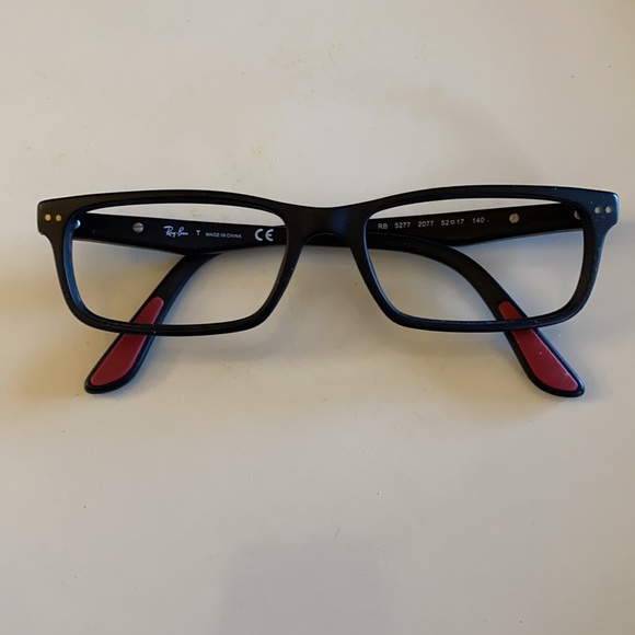 RayBan Accessories Mens Rayban Ophthalmic Frame In Matte Black